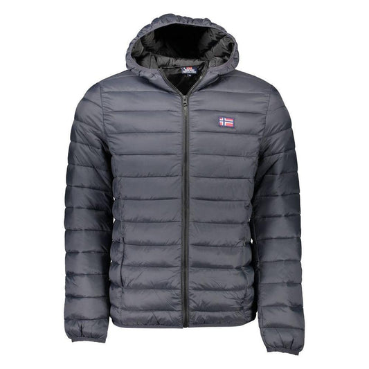 Norway 1963 Black Polyamide Men Jacket NO-37352-XXL