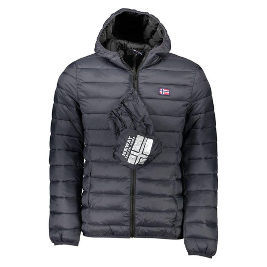 Norway 1963 Black Polyamide Men Jacket NO-37352-XXL