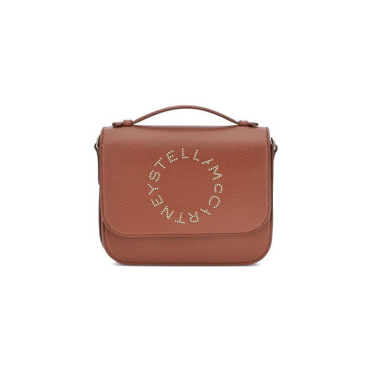 Stella McCartney Logo Flap Bag Eco Embossed Grainy Alter