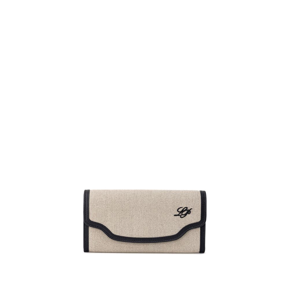 Front view with bag zipped and handles upright.