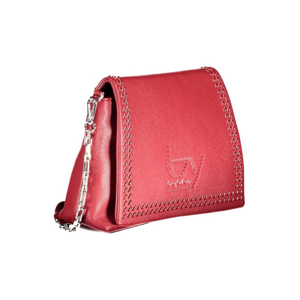 Front view with bag zipped and handles upright.