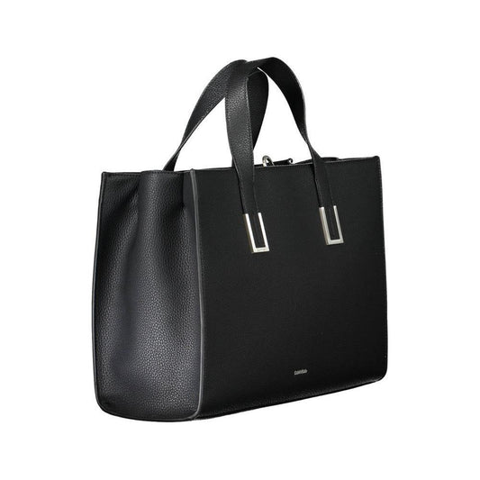 Calvin Klein Black Polyester Women Handbag