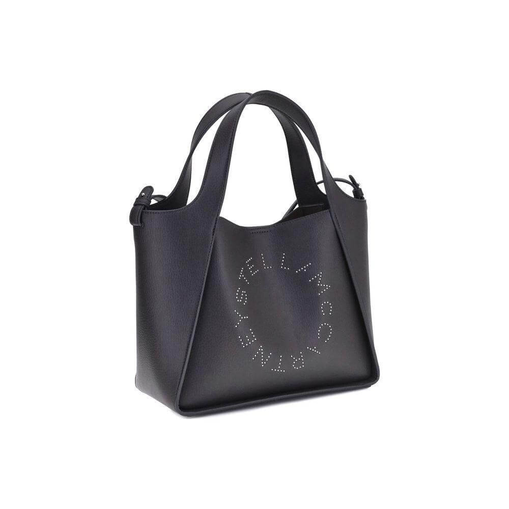 Front view with bag zipped and handles upright.