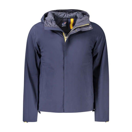 K-WAY Blue Polyester Mens Jacket KW-34223-M