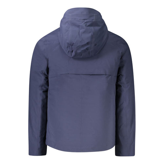 K-WAY Blue Polyester Mens Jacket KW-34223-M