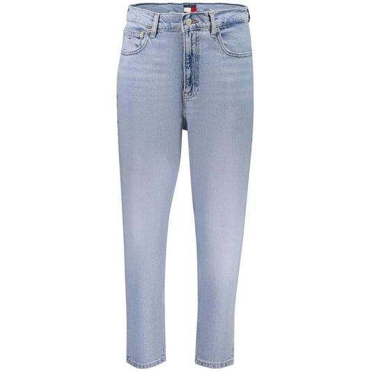 Tommy Hilfiger Blue Cotton Women Jeans TO-38456-W25 | L30