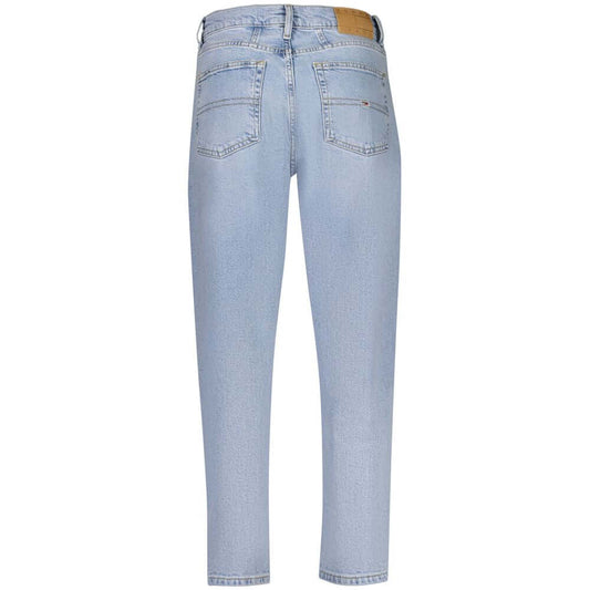 Tommy Hilfiger Blue Cotton Women Jeans TO-38456-W25 | L30