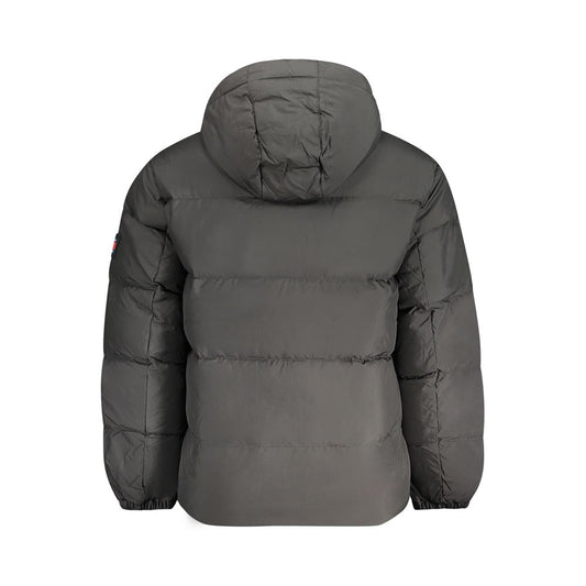 Tommy Hilfiger Black Polyester Men Jacket TO-33216-XXL