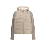 Brunello Cucinelli Wool sleeved Down Jacket