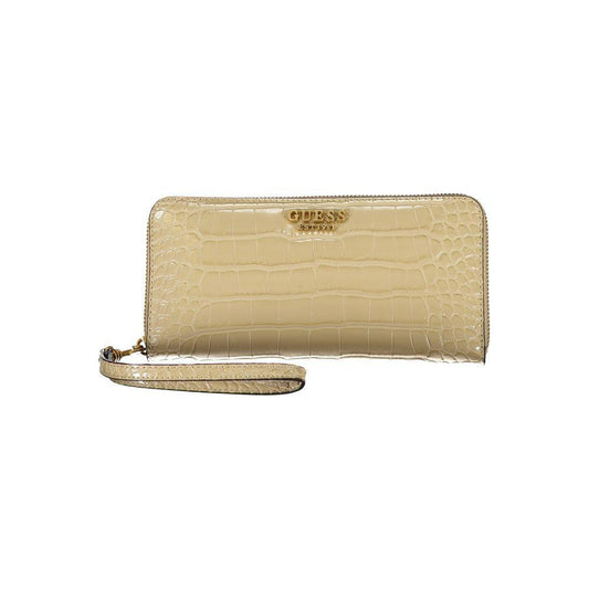Guess Jeans Chic Beige Multi-Compartment Wallet GU-23608