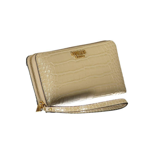 Guess Jeans Chic Beige Multi-Compartment Wallet GU-23608