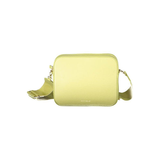 Coccinelle Yellow Leather Handbag CO-29322