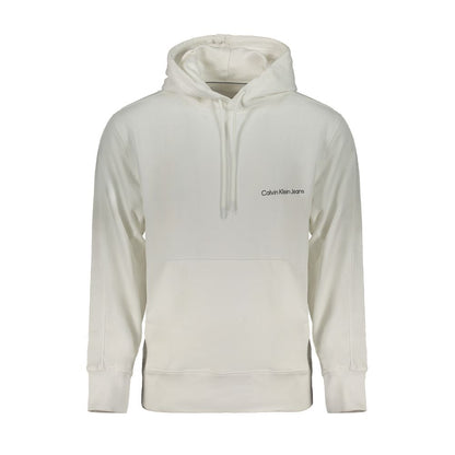 Calvin Klein White Cotton Sweatshirt Calvin Klein