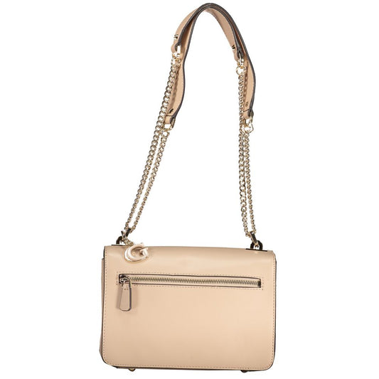 Guess Jeans Beige Polyethylene Handbag GU-30198