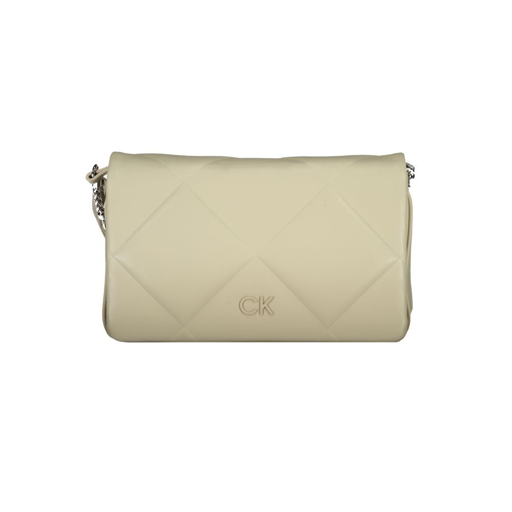 Calvin Klein Beige Cotton Handbag CA-30819