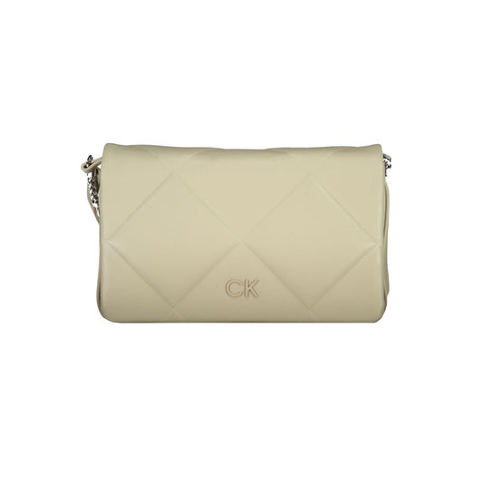 Calvin Klein Beige Cotton Handbag CA-30819