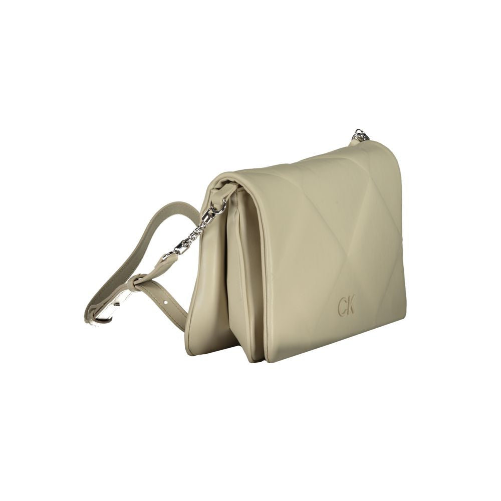 Calvin Klein Beige Cotton Handbag CA-30819