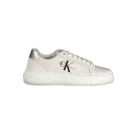 Calvin Klein White Polyester Athletic Sneakers Calvin Klein