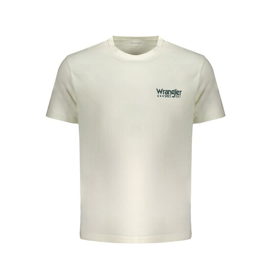 Wrangler White Cotton T-Shirt WR-31633-M