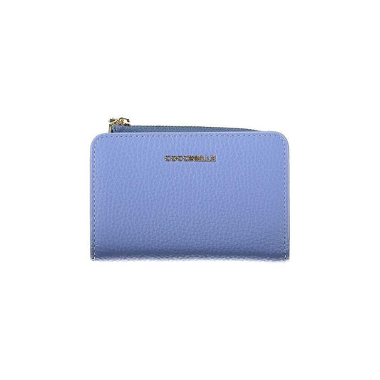 Coccinelle Light Blue Leather Women Wallet CO-34910