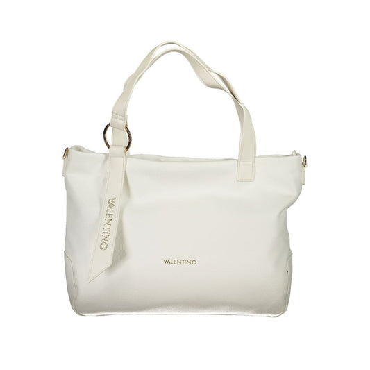 Mario Valentino White Polyethylene Handbag VA-36116