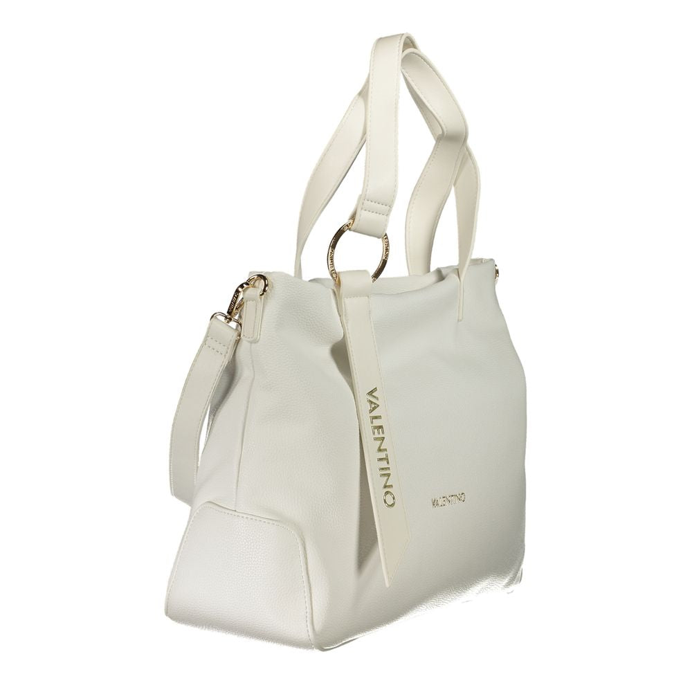 Front view with bag zipped and handles upright.