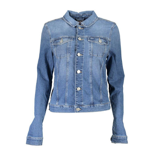 Tommy Hilfiger Blue Cotton Jackets & Coat