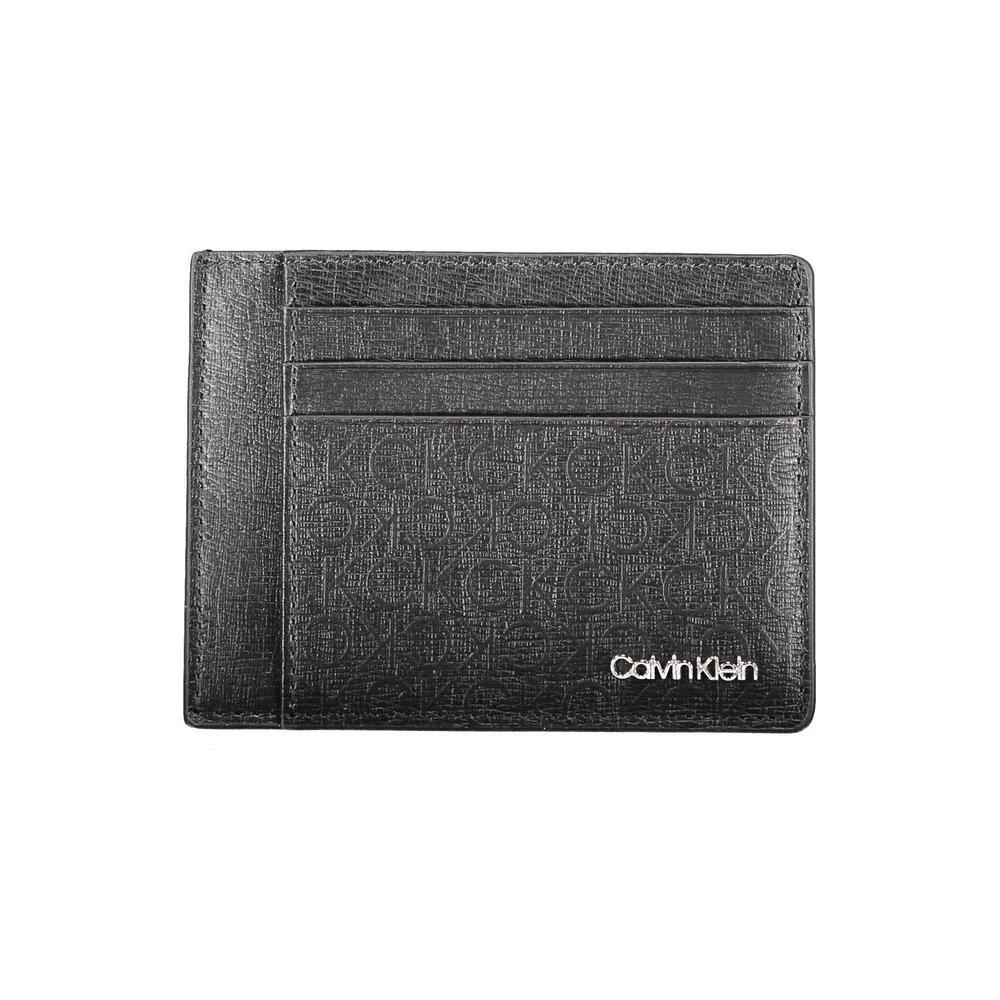 Calvin Klein Black Polyester Men Wallet CA-37055