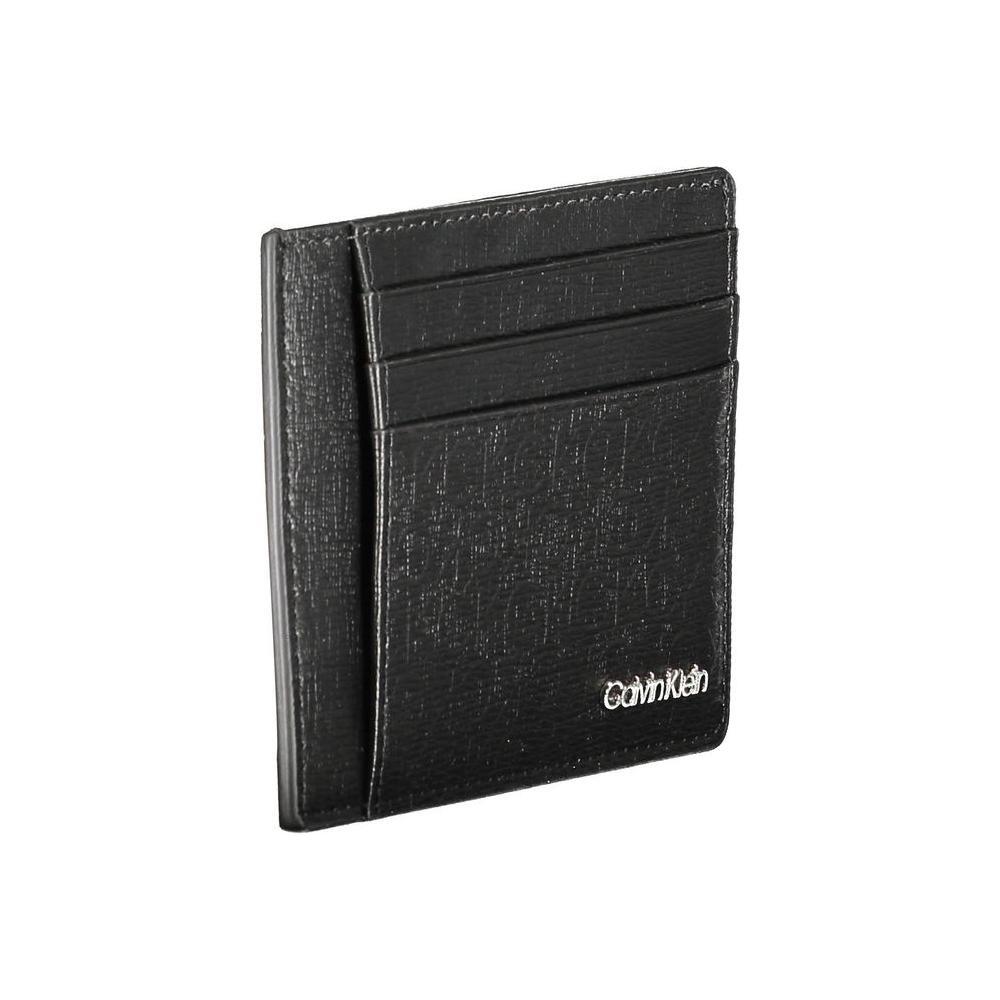 Calvin Klein Black Polyester Men Wallet CA-37055