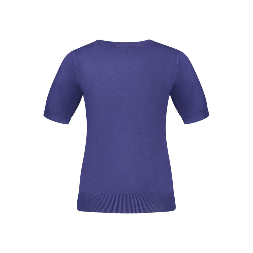 Guess Jeans Blu Viscosa Woman Sweater