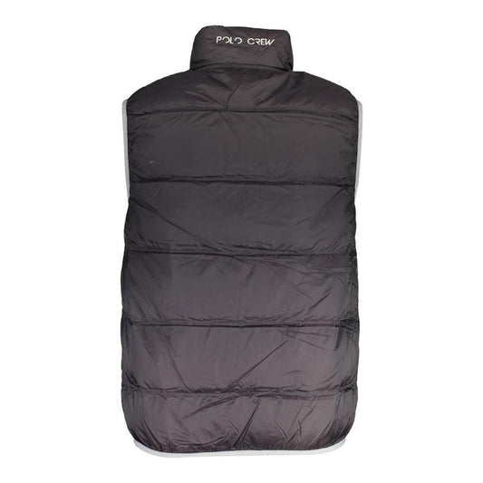 La Martina Black Polyamide Men Jacket LA-17136-L