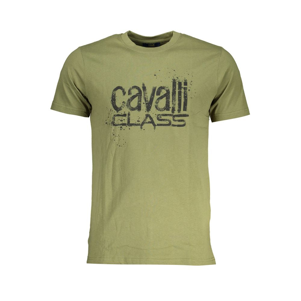 Cavalli Class Verde Cotton Men's T-Shirt