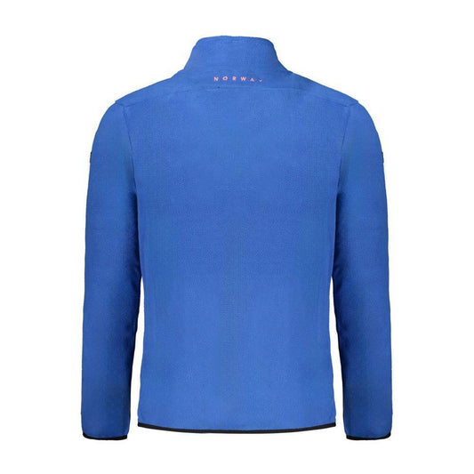 Norway 1963 Blue Polyester Men Sweater NO-31920-XXL