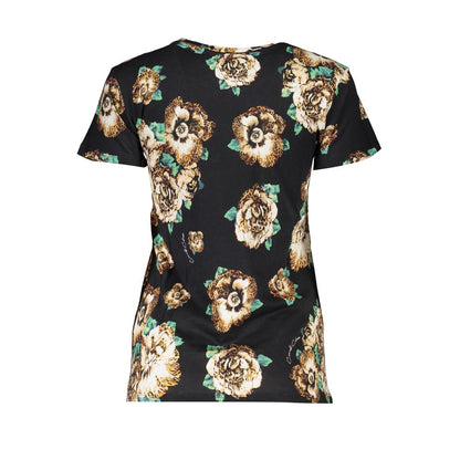 Cavalli Class Black Cotton Women's T-Shirt