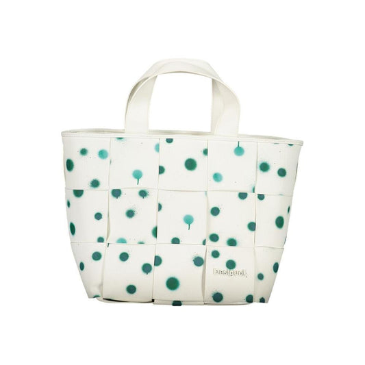 Desigual White Polyethylene Handbag DE-28956