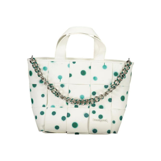Desigual White Polyethylene Handbag DE-28956