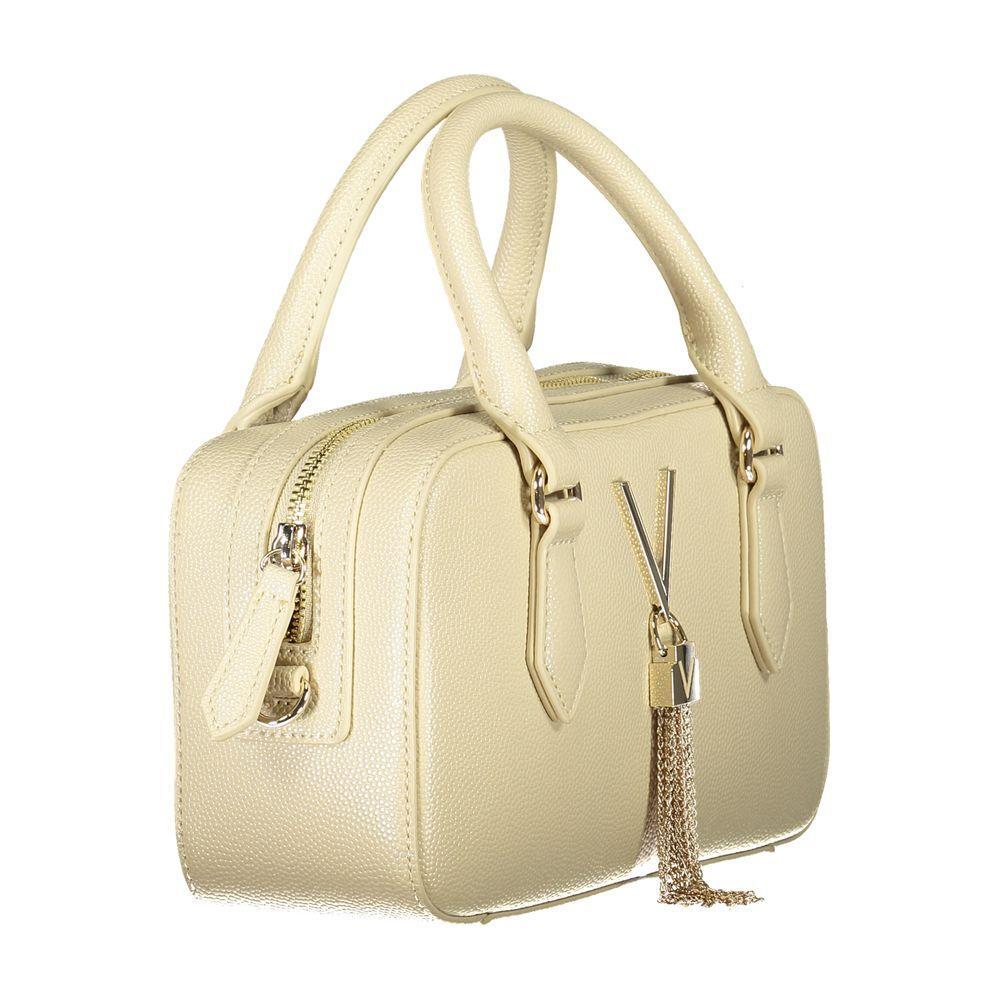 Front view with bag zipped and handles upright.