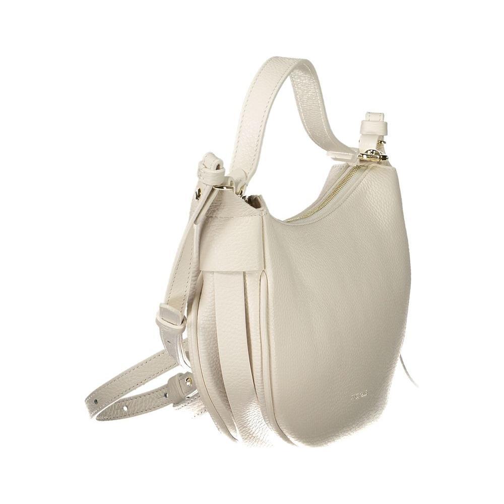 Coccinelle White Leather Handbag CO-36040