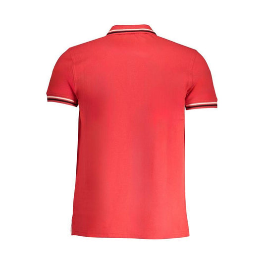 Cavalli Class Red Cotton Polo Shirt CA-30277-M