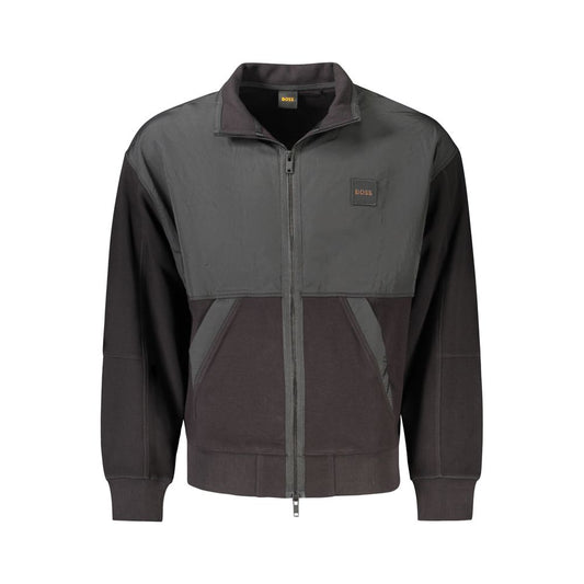 Hugo Boss Black Cotton Men Jacket BO-34552-L