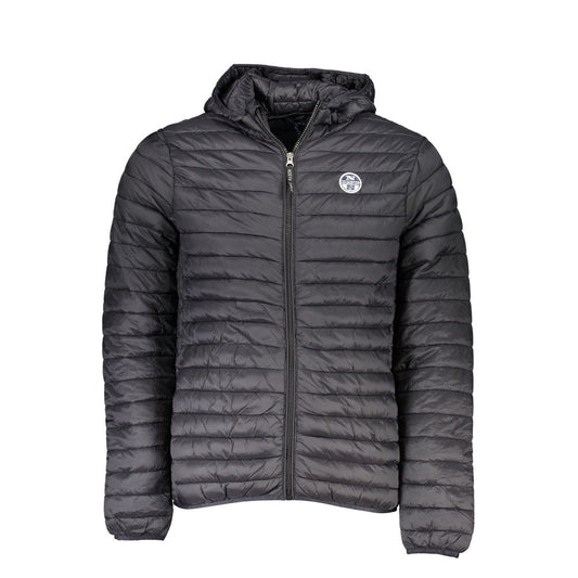 North Sails Black Polyamide Men Jacket NO-23203-L