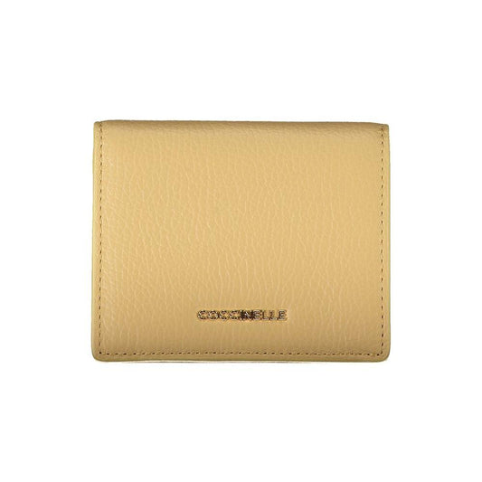 Coccinelle Beige Leather Wallet CO-29283