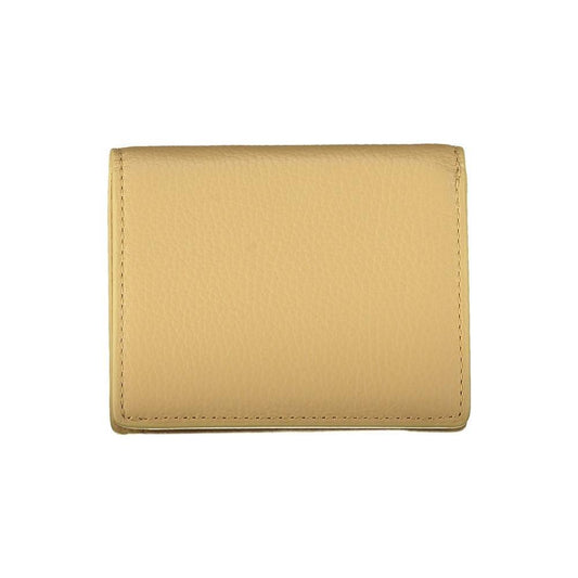 Coccinelle Beige Leather Wallet CO-29283