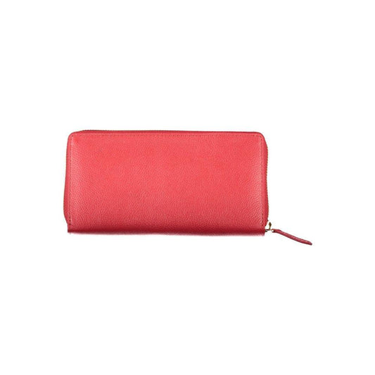 Mario Valentino Red Polyethylene Wallet VA-22538