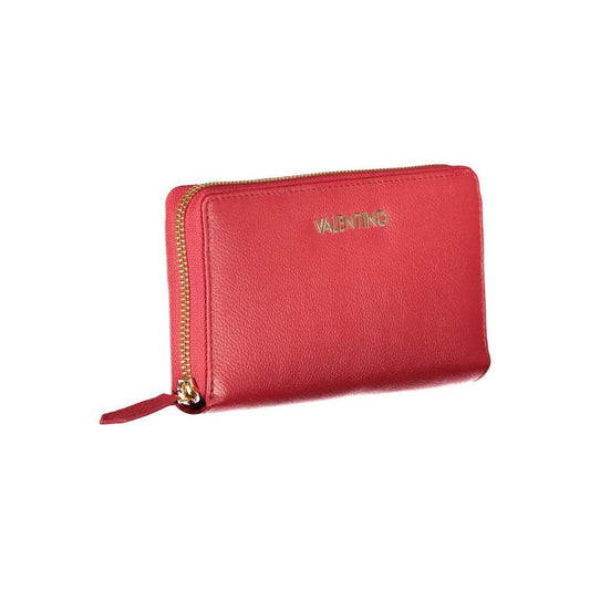 Mario Valentino Red Polyethylene Wallet VA-22538