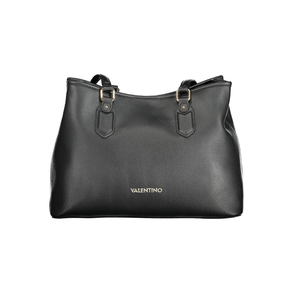 Mario Valentino Black Polyurethane Women Handbag