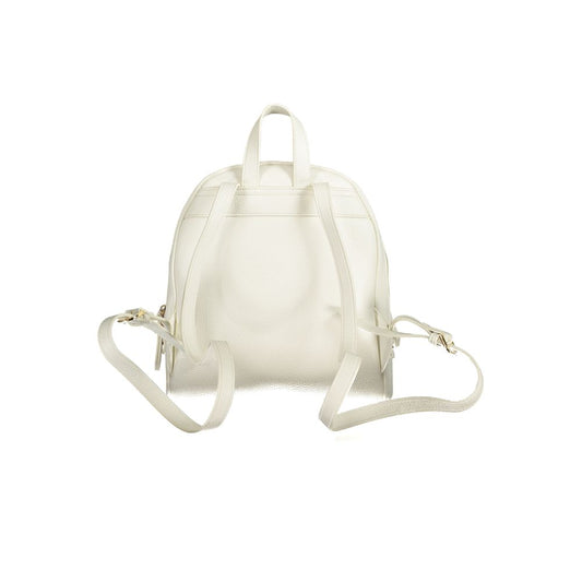 Mario Valentino White Polyethylene Backpack VA-36212