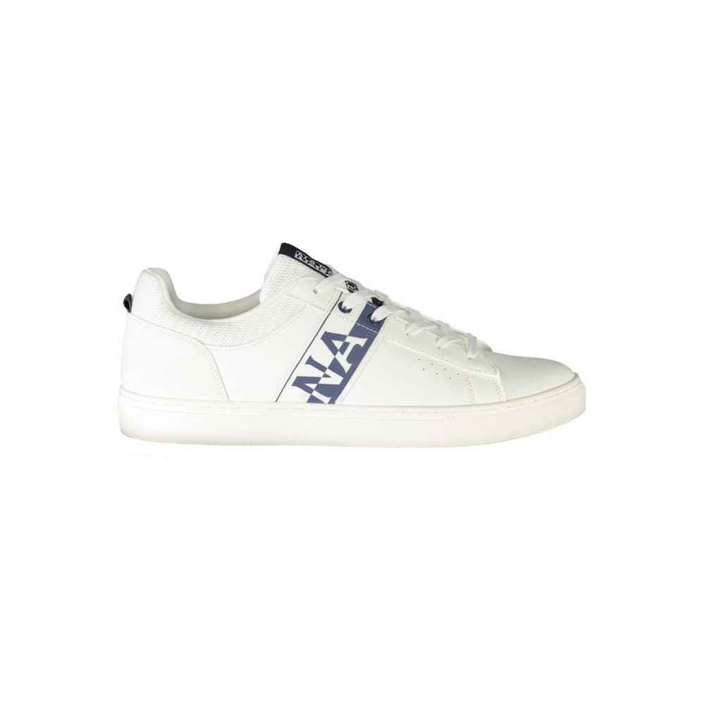 Napapijri White Leather Men's Sneaker