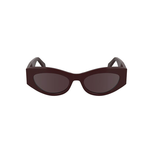 Calvin Klein Red Acetate Women Sunglasses CA-38343