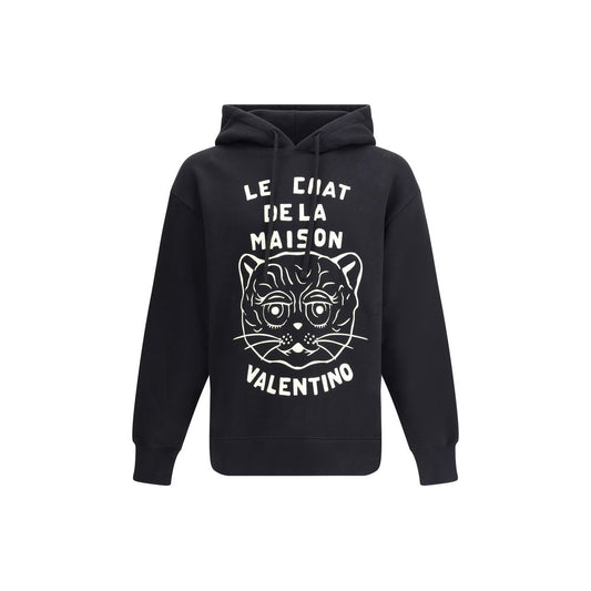 Valentino Black Cotton Sweatshirt Valentino